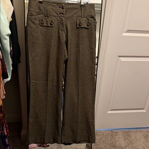 Lane Bryant Charcoal Textured Pants